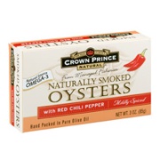 Photo of Crown Prince Natural Naturally Smoked Oysters with Red Chili Pepper