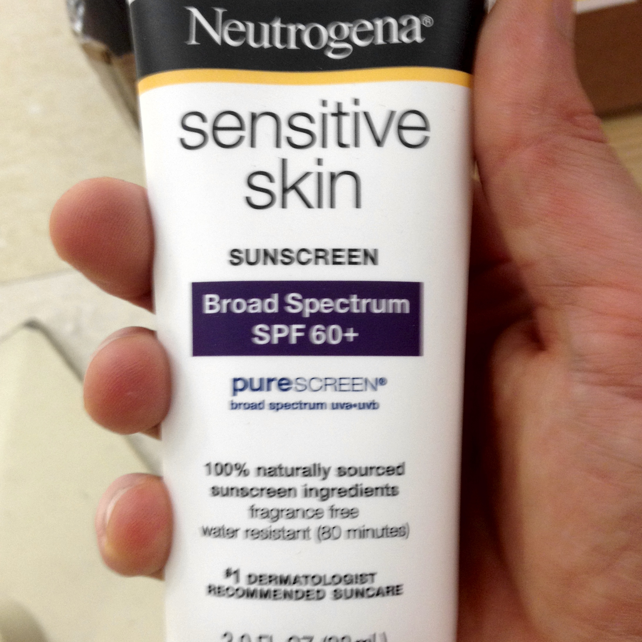 Photo of Neutrogena Sensitive Skin Sunscreen (SPF 60+)